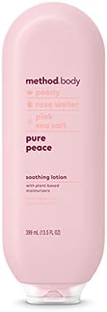 Method Daily Lotion, Pure Peace, Moisturizer for 24 Hours of Hydration, 13.5 Fl Oz (Pack of 1)