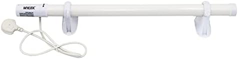 Mylek Tubular Heater 90W - 710mm - Low Energy Tube - Built in Thermostat And Mounting Brackets Greenhouse, Garage, Caravan (71cm, 90W)