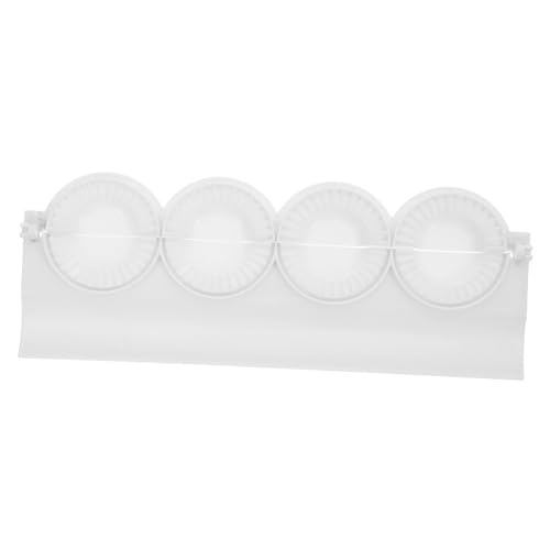 STOBAZA 4 Hole Manual Empanada Press Maker Plastic Pierogi Press for Dumpling Maker Easy to Clean Accessory