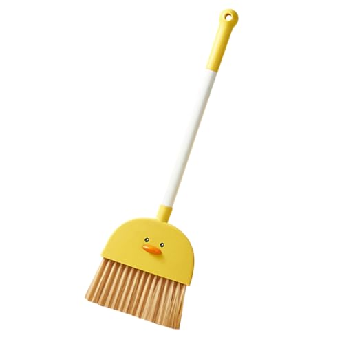 KICHOUSE Escoba de Pato Amarillo pequeños pequeña Escoba de Espuma Limpieza de escobas escobilla Juguetes Traje Escoba Infantil Hermosa Escoba la Mascota