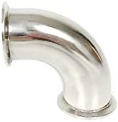 Clamp 2.5"(63mm) OD77.5mm Elbow 90 Degree, Stainless Steel 304
