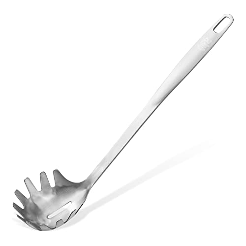 Stanley Rogers - Cuchara para Espaguetis de Acero Inoxidable - Cuchara para Pasta en Acabado Satinado - Accesorio de Cocina Apto para lavavajillas.