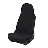 COLINOO Waterproof Car Seat Cover Universial Fits Car Sweat Towel for Trucks SUV Car Seat Protector Black