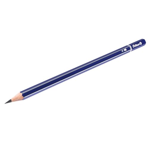 Pelikan® Ołówek drewniany 12szt do Pisania Rysowania Kaligrafii | Twardość H B HB | Trwały Solidny | Dla prawo i lewo ręcznych | Do Szkoły Pracy Biura Na studia | Komfortowe i Gładkie pisanie