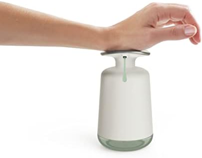 Joseph Joseph Presto Hygienic Bathroom Soap pump dispenser, refillable  Stone