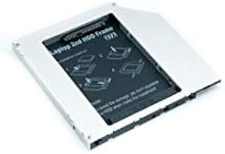 QUMOX Laptop 2nd HDD SSD DVD Bay Caddy Adapter for 2.5''/9.5mm Universal CD/DVD-ROM SATA to SATA Hard Drive External Enclosure