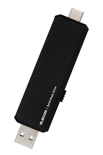 Amazon | エレコム 外付けSSD 1TB USB3.2 (Gen2)対応 スライド式