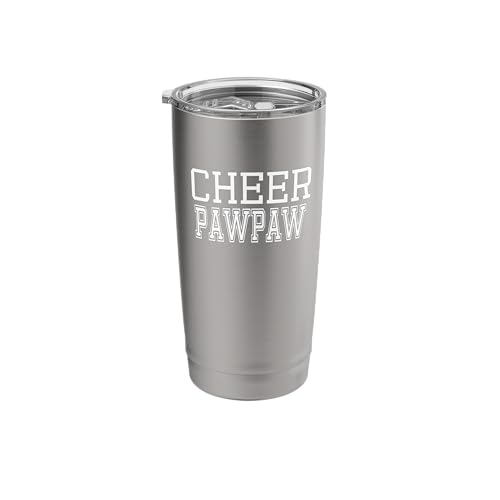 Cheer PawPaw Cheerleading PAWPAW Gift Idea Stainless Steel Insulated Tumbler