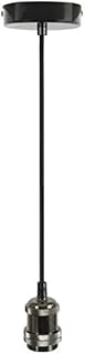 Lyyt | Single E27 Lamp Holders & Cord Set | Black Chrome