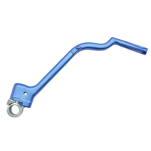 Pédale de démarrage robuste en alu forgé bleu pour motos Yamaha YZ250