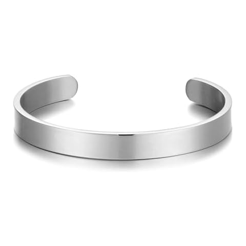Philip Jones Men's Stainless Steel Cuff Bracelet Cover