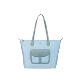 Hexagona   Sac cabas porté épaule   Compatible format A4 et téléphone portable   Pour Femme   Collection Kiana   Bleu ciel