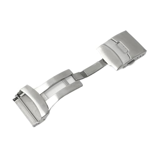 Boucle de montre en acier robuste 304L avec fermoir déployant double pression haute sécurité