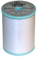 The Finishing Touch Embroidery & Sewing Bobbin Thread 1100yds. 100% Polyester 90wt. 5 spools by The Finishing Touch