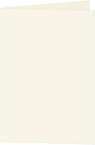 100lb A8 Ecru Invitation Folder pack 50
