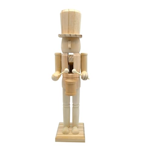 Worparsen Nussknacker Figur 26 cm aus Holz zum Selbstgestalten -...