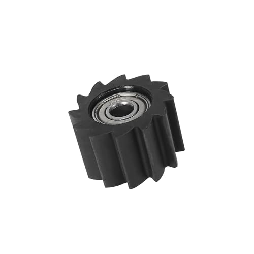 RATCHROLL 8mm Hole Chain Roller Pulley Slider Tensioner Wheel Guide Black Serrated Shaped for Kawasaki KX250F KX450F Bike 2006-2016 Replacement Car Parts