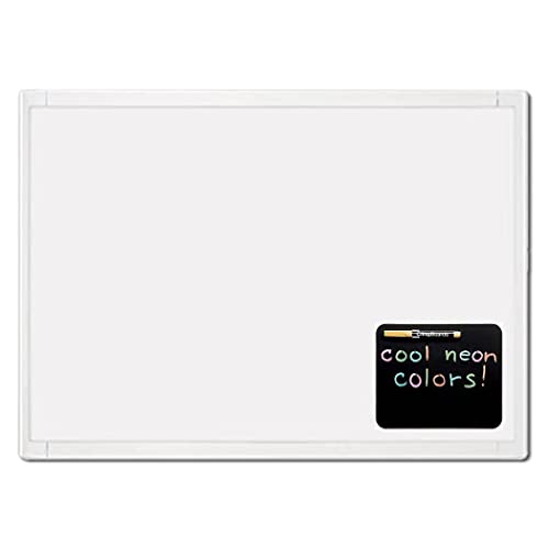 Clingboard Whiteboard- Home Or Office Erases Easily Pen Magnetic Dry Erase Board Small/Medium- White #TOP1