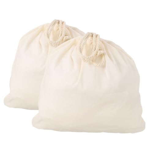 BEBEMOKO 2 Piezas Bolsa De Filtro Bolsa Para Colar Alimentos Colador De Leche De Nuez Bolsa De Nueces De Leche Bolsas De Leche Para Colar Colador De Filtro De Yogur Algodón Beige