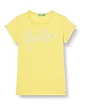 camiseta amarilla niña manga larga Camiseta United Colors of Benetton T-Shirt 3I1XC101Q Camiseta, Amarillo 36k, 140 cm para Niñas