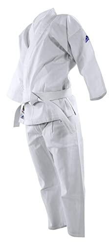 Adidas Tuta Karate Bambini, Bianco, 180/190, K200E...