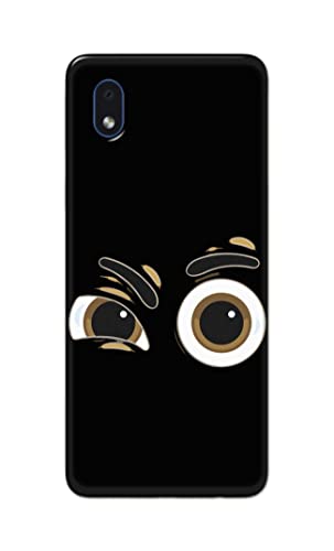 Image of PRINTFIDAA Funky Expression of Cartoon Eyes Printed Designer Hard Back Case Cover for Samsung Galaxy M01 Core /Samsung A01 Core, SM-M013F /DS, SM-A013F /DS -(WY) MVN1004