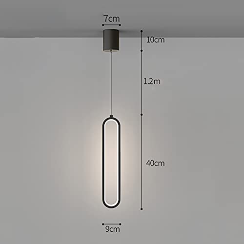 Lustre LED compact pour valoriser un petit espace ou une entrée étroite