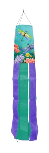 Dragonfly Garden Spring Windsock Floral Dragonflies 40