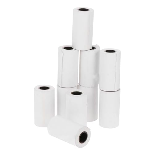 ELAYARD 10ロール 感熱レジスター用紙 巻 高耐久サーマルキャッシュレジスターペーパー 店舗 オフィス レストラン対応 クリアプリントで読み