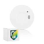 Smartwares Détecteur de Fumée - Pile remplaçable - Capteur Optique - Bouton de Test - Fonction Silencieux - FSM-11710