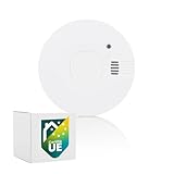 Smartwares Détecteur de Fumée - Pile remplaçable - Capteur Optique - Bouton de Test - Fonc...