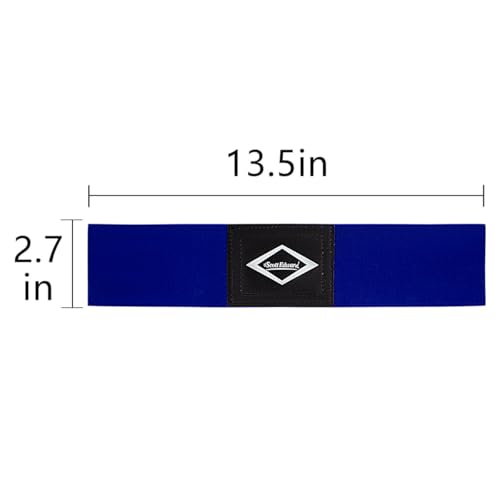 Image of Scott Edward Golf Swing Aids Pro Power Band Wrist Brace Smooth and Connect-Easy Correct Training Swing Gesture Alignment Practice Tool for Golf Beginners (Blue Arm Band)