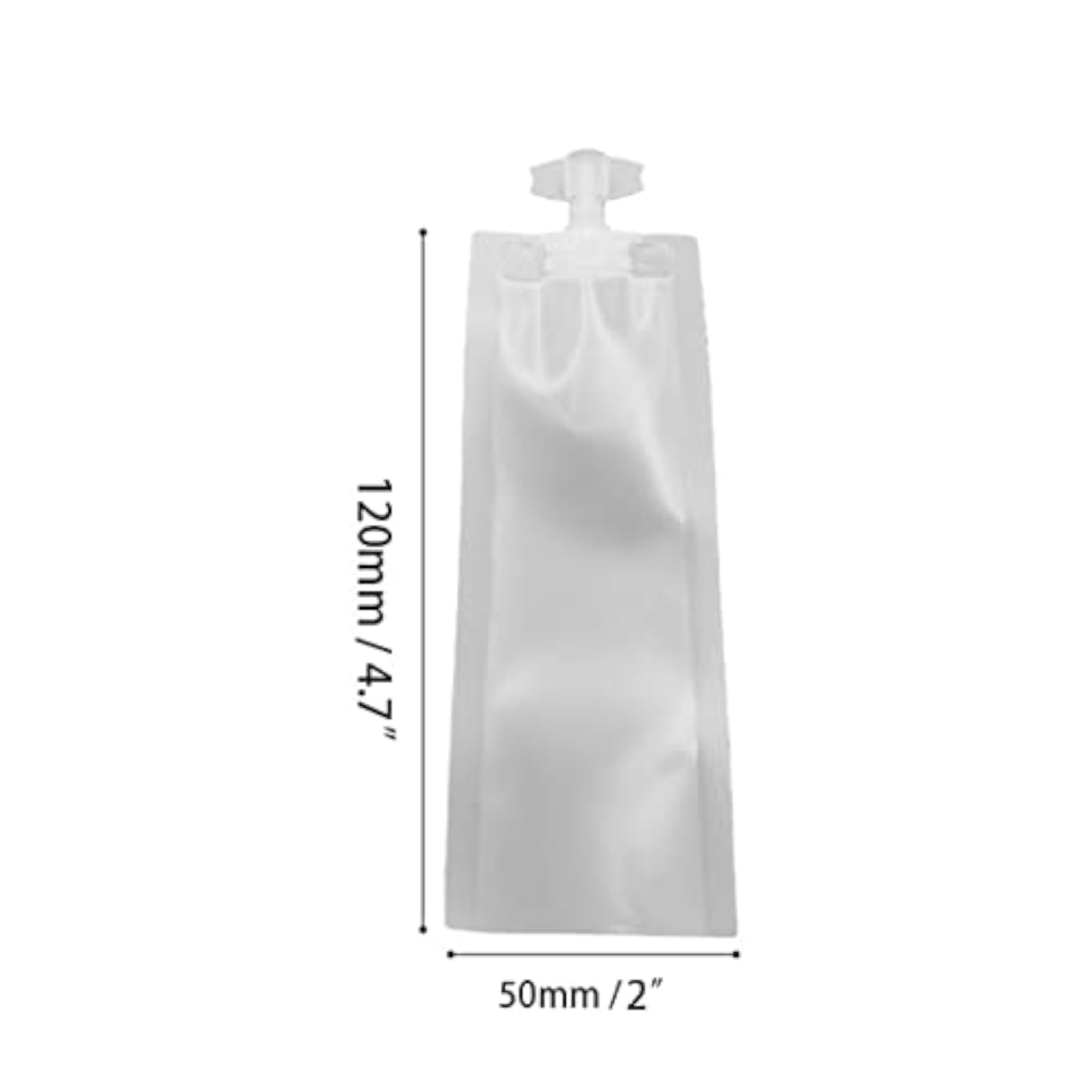 50Pcs 0.17oz Matte Cream Shampoo Pouches