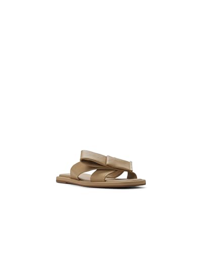 Image of Ted Baker Women's Spencer Leather Cross-Strap Bow Slide
