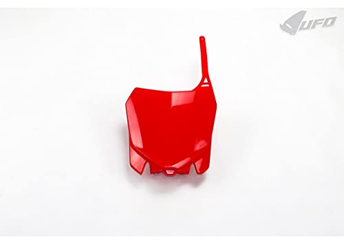 UFO PLAST Portanumero delantero/frontal número plate rojo/rojo 070 compatible con Honda CRF 250R de 2014 a 2017 CRF 450R de 2013 a 2016