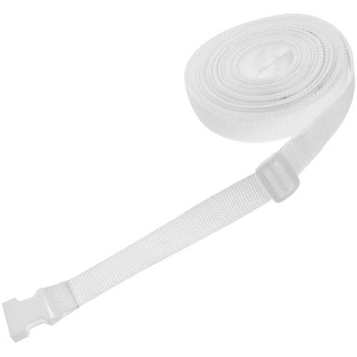 ABOOFAN Conector de Cama Doble Blanco Cinturón de Unión de PP y Cinta para Unir Dos Camas Gemelas en Hoteles y Alquileres Vacacionales