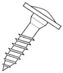 RSS 5/16X2-1/2 100PC YZ SCREW