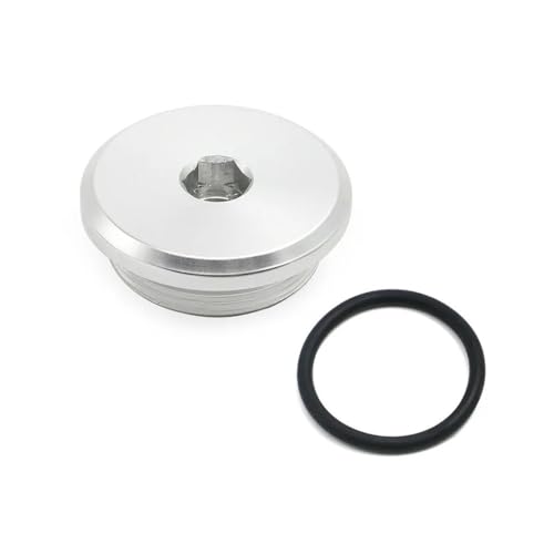 Bouchon de vilebrequin pour Suzuki DRZ400 anti-fuite : couvercle magnétique d'embrayage argent