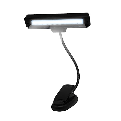 FAVOMOTO Music Stand Light Piano Lamp Clip Desk Lamp Eye Safety Compact Charging