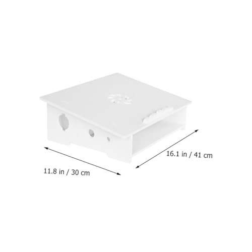 Base para portátil refrigerante silenciosa BESPORTBLE blanca miniatura 2