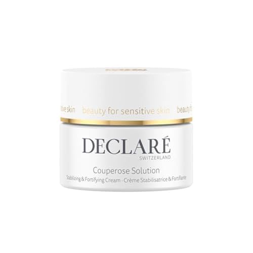 Declaré Couperose Solution 50 ml – Hautpflege bei Couperose und Rosacea – Reduziert Rötungen & stärkt Hautbarriere – Mit Hyaluronsäure, Vitamin E, Sheabutter & Macadamianuss Öl - Für alle Hauttypen