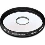 Filtre photo Hoya Center-Spot 62 mm isolant le sujet central