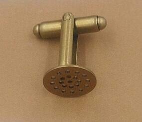 Jammas 10pcslot 0.472in Gemelos en blanco Configuración de latón Blancas Bezel Base para 0.472in Cabochon Cameo DIY Estilo Francés Cufflink Marcas