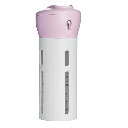 Dispenser Garrafa 4 Em 1 PortAtil Loção Cremes Sabonete Liquido Shampoo Transporte Gel Viagens Frasc