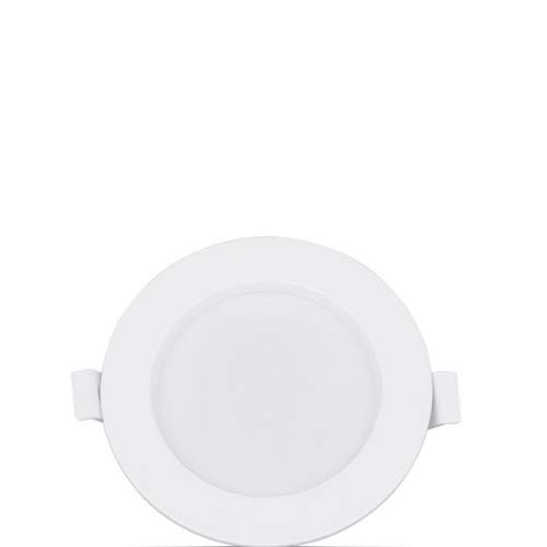 HETX7 Led Downlight 3000K 4000K 6000K 7W LED Recessed Ceiling Lights Downlights 82Ra AC 110V-220V Round Spotlight Cut Hole Diameter 90-100mm for Hall, Office, Store (Color : 4000K)