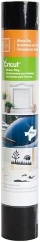 Cricut Decorative Window Cling Vinyl, Black - 4ft Roll (12' x 48')