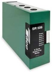Taco SR506-5 Next Generation Switching Relay - 6-Zone with Priority, 120 VAC Input, 12 Amp Maximum Combined Load