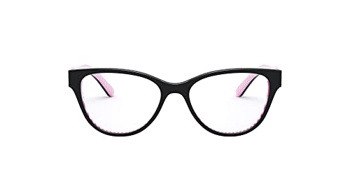 Polo Ralph Lauren Kids' Pp8539 Butterfly Prescription Eyewear Frames, Shiny Black On Pink/White Stripes/Demo Lens, 50 Mm #TOP16