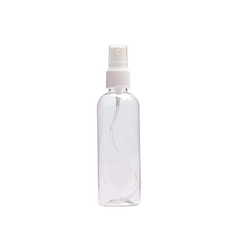fixree Empty Spray Bottle Transparent,Refillable,Multipurpose,Fine Mist Spray Bottle,100 ml Clear 4 Bottles.