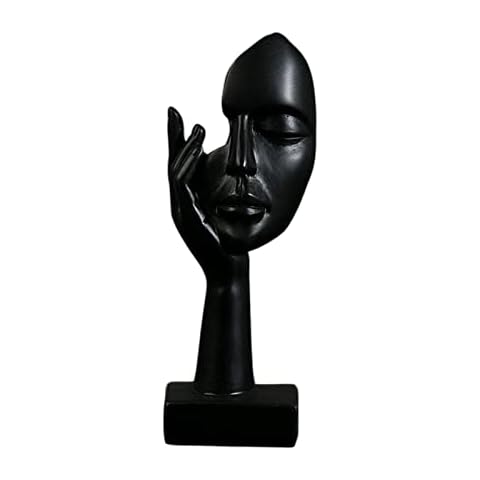 F Fityle Abstract Thinker Lady Sculpture Cover